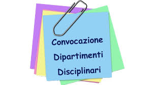 056 - Incontro per dipartimenti giovedì 10 ottobre