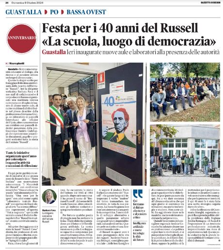 La scuola luogo di democrazia - I Quarant'anni dell'Istituto Russell